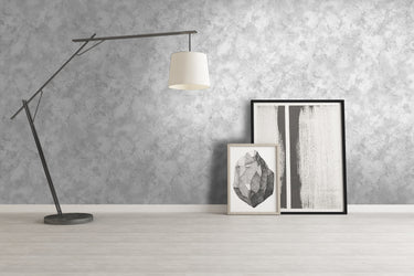 Verona Silver/White Wallpaper | Italian Vinyl | 9122