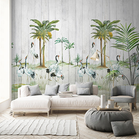 Tropical Wood Mural Wallpaper | Wallpaper Mural | A39401