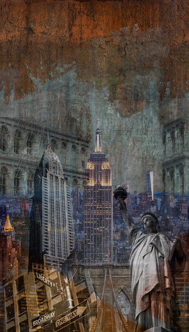 New York Empire State Mural Wallpaper | Wallpaper Mural | A40201