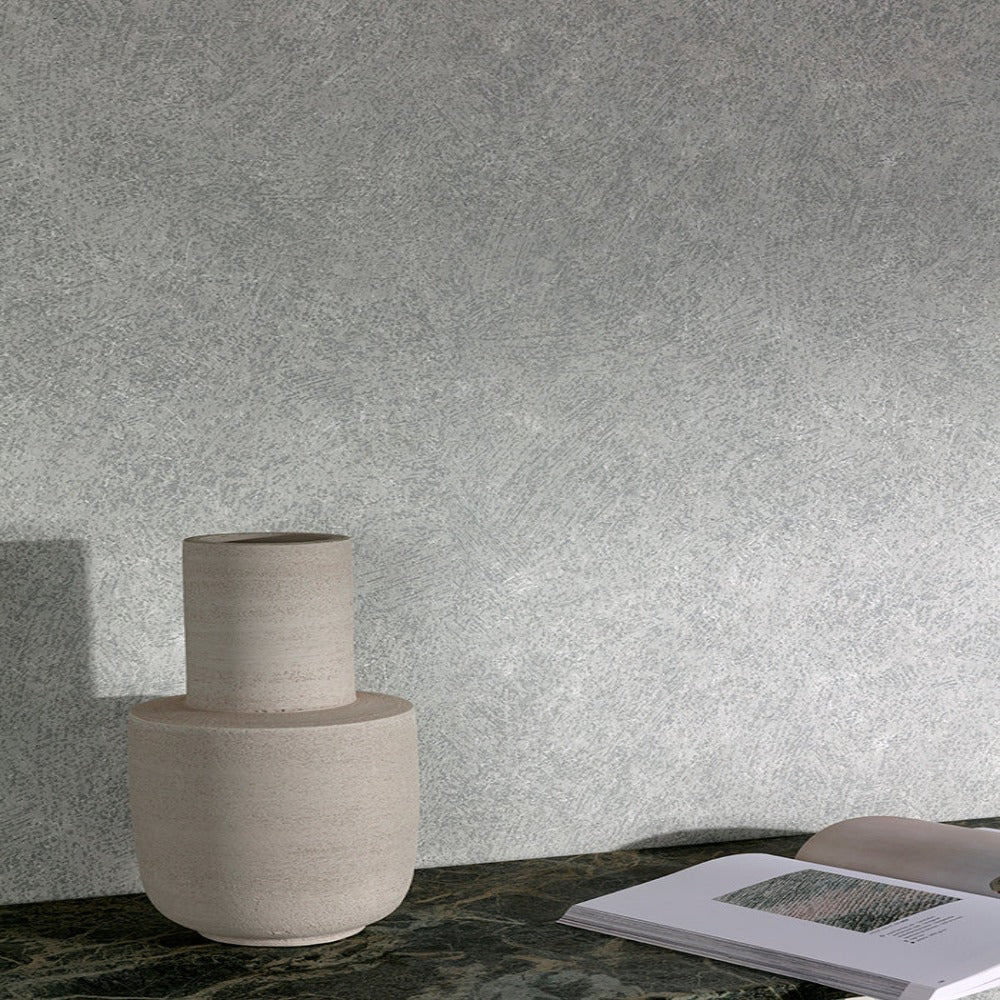 Tempo Plaster Grey Wallpaper | Grandeco | A61502
