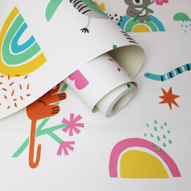 Abstract Animals Multi Wallpaper