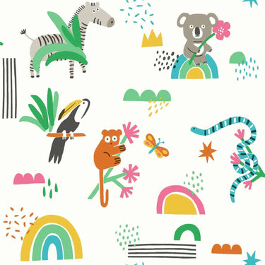Abstract Animals Multi Wallpaper