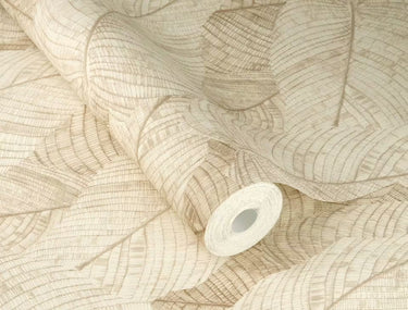 Amara Leaves Cream Wallpaper