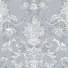 Amie Damask Dusky Blue Wallpaper

