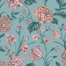 Amie Hydrangea Teal Wallpaper


