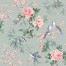 Amie Jardin Chinoiserie Sage Wallpaper

