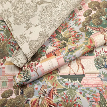 Animal Palace Multi Wallpaper