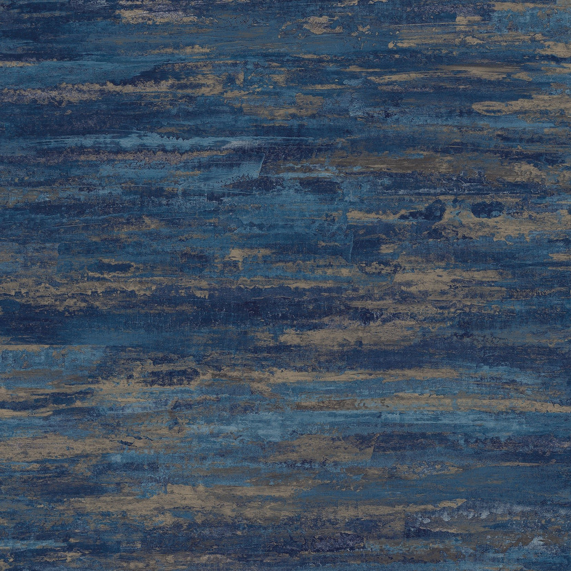 Arcadia Distressed Azure Wallpaper