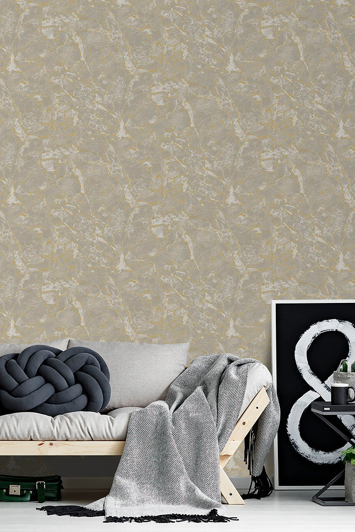 Sustainable Astoria Marble Neutral Wallpaper