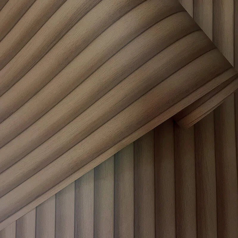 3D Wood Geometric Wallpaper
