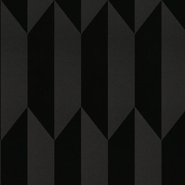 COSMOLiving - Graphic Groove Black Wallpaper