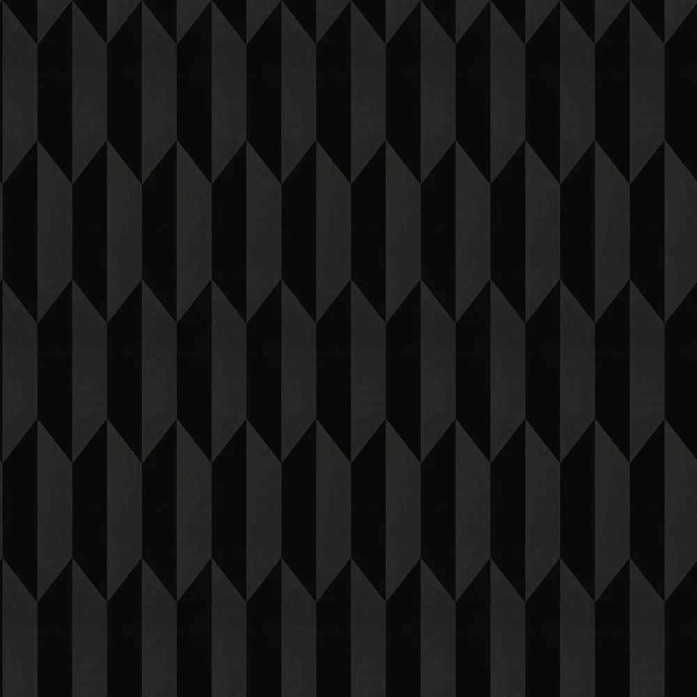 COSMOLiving Graphic Groove Black Wallpaper