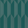 COSMOLiving - Graphic Groove Teal Wallpaper