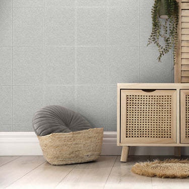 Camden Stitch Grey Wallpaper