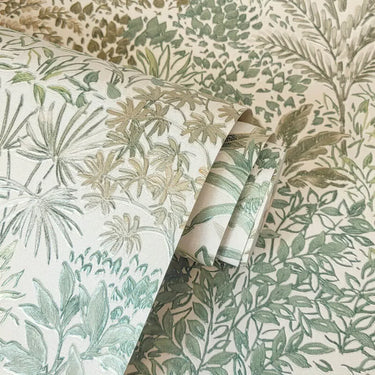 Capri Tropical Palm Green Wallpaper

