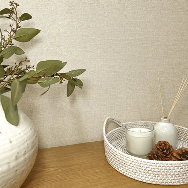 Carmella Texture Cream Wallpaper