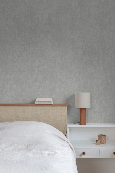 Casamundo Plaster Wallpaper Silver


