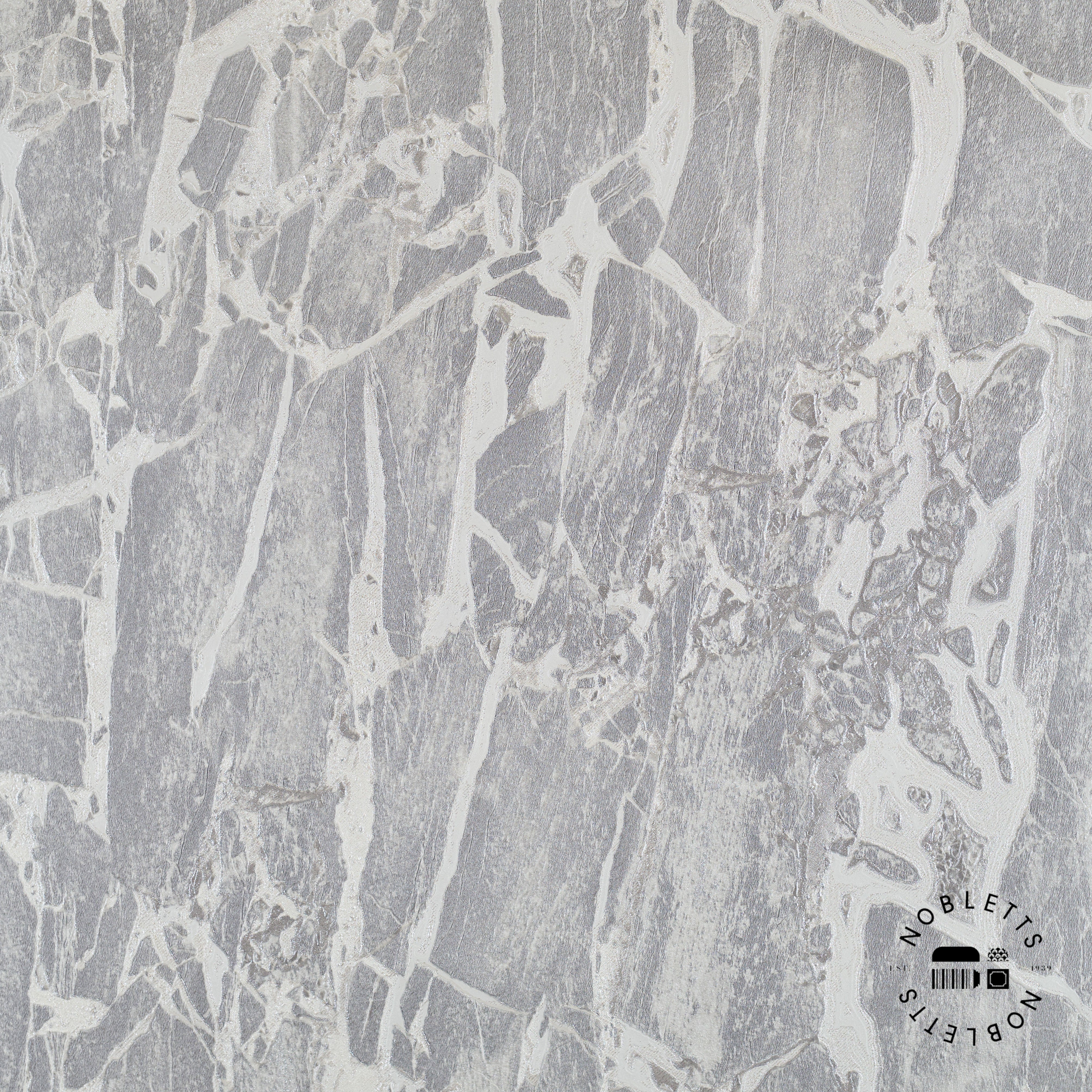 Enzo Grey Marble Wallpaper