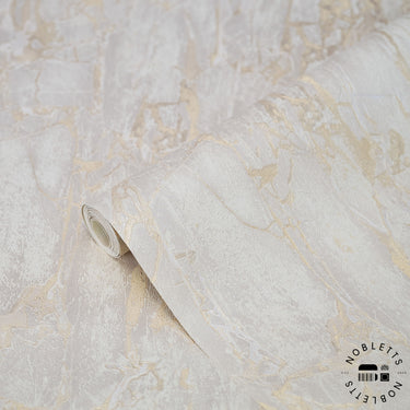 Enzo Taupe Marble Wallpaper | Rasch | 538120