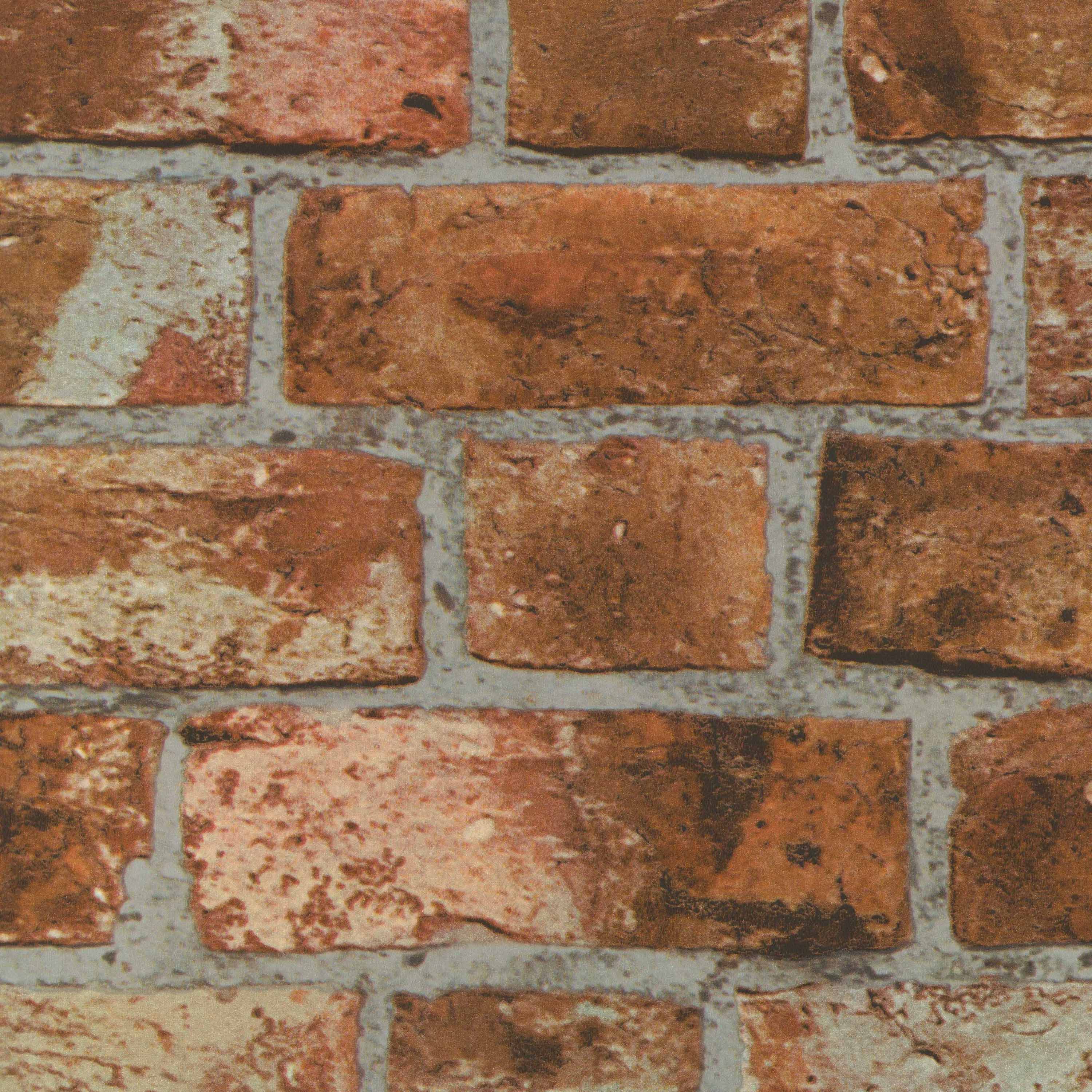 Distinctive Brick Orange Wallpaper | House Brick Wallpaper | FD31045