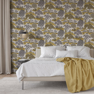 Zen Ochre Wallpaper | Fine Decor | FD43440