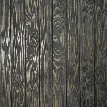 Metallic Wood Charcoal Wallpaper