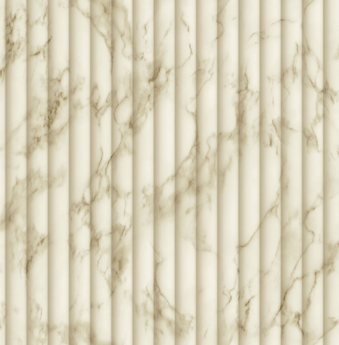 Fluted Marble Natural Wallpaper – Nobletts Wallpaper