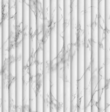 Fluted Marble Soft White and Grey Wallpaper