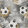 Football Frenzy Black/Gold Wallpaper