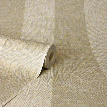 Harris Stripe Natural Wallpaper