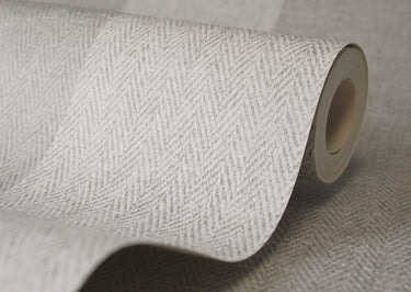 Harris Stripe Soft Grey Wallpaper

