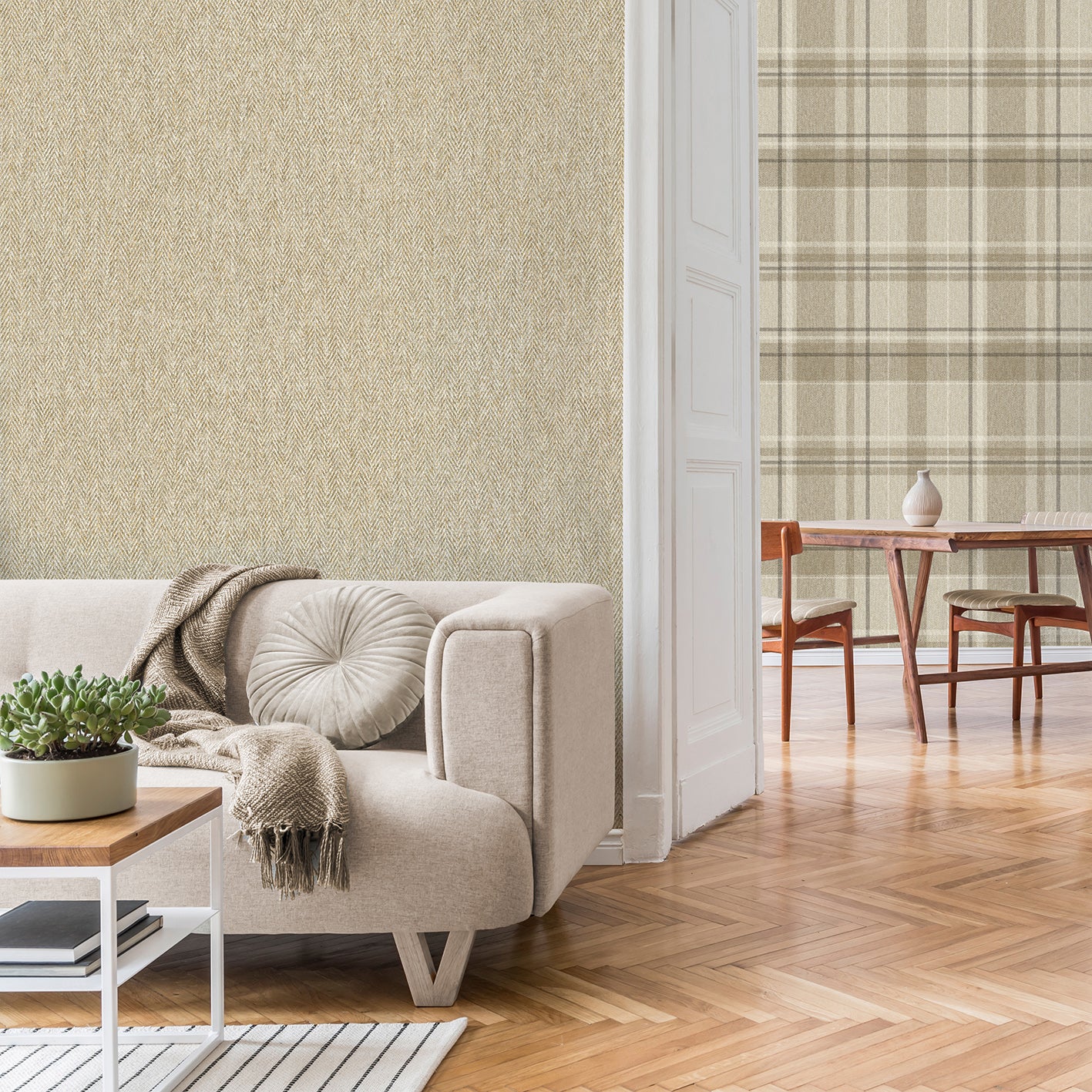 Harris Tweed Plain Natural Wallpaper Nobletts Wallpaper harris-tweed-plain-natural-wallpaper-nobletts-wallpaper