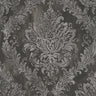 History of Art 2 - Damask Black &amp; Silver Wallpaper