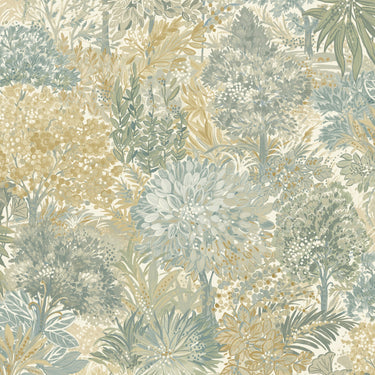 Inia Blossom Tree Green Wallpaper