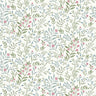 Inia Leafy Trail Pink & Blue Wallpaper