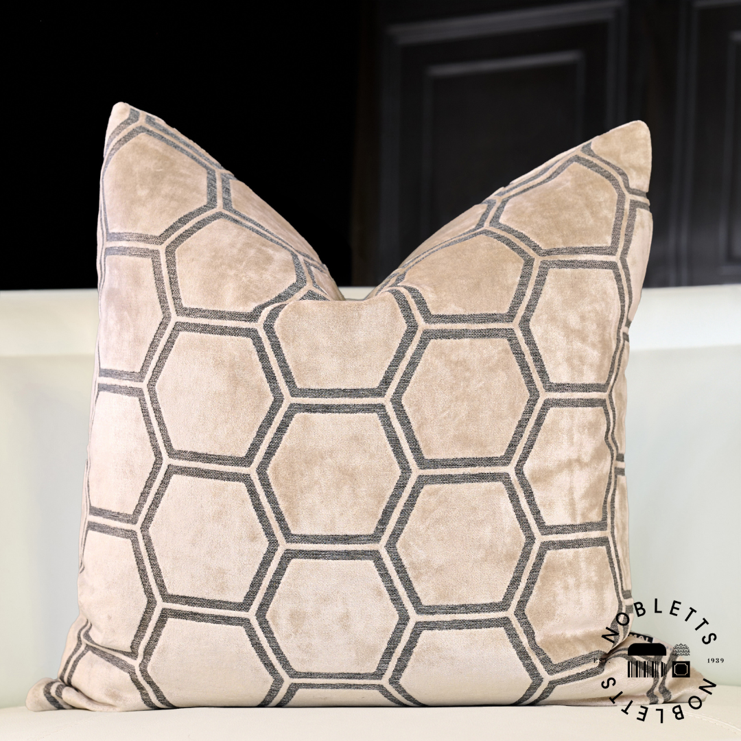 Ivor Cream Cushion | Malini Designer Cushions | WonderWall