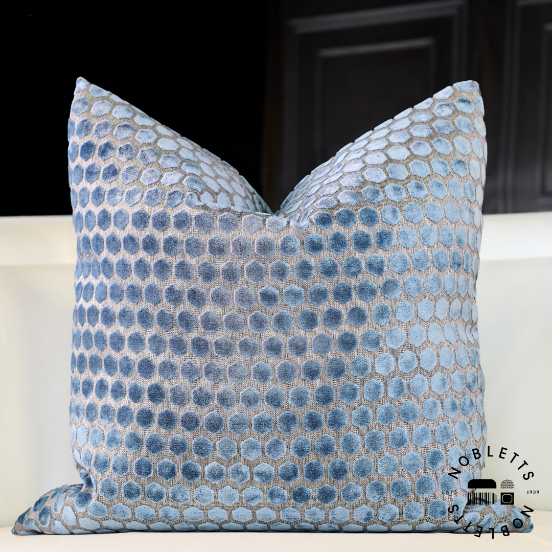 Jorvik Blue Cushion | Malini Designer Cushions | WonderWall