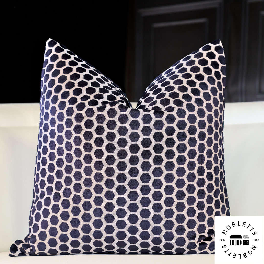 Jorvik Black Cushion | Malini Designer Cushions | WonderWall