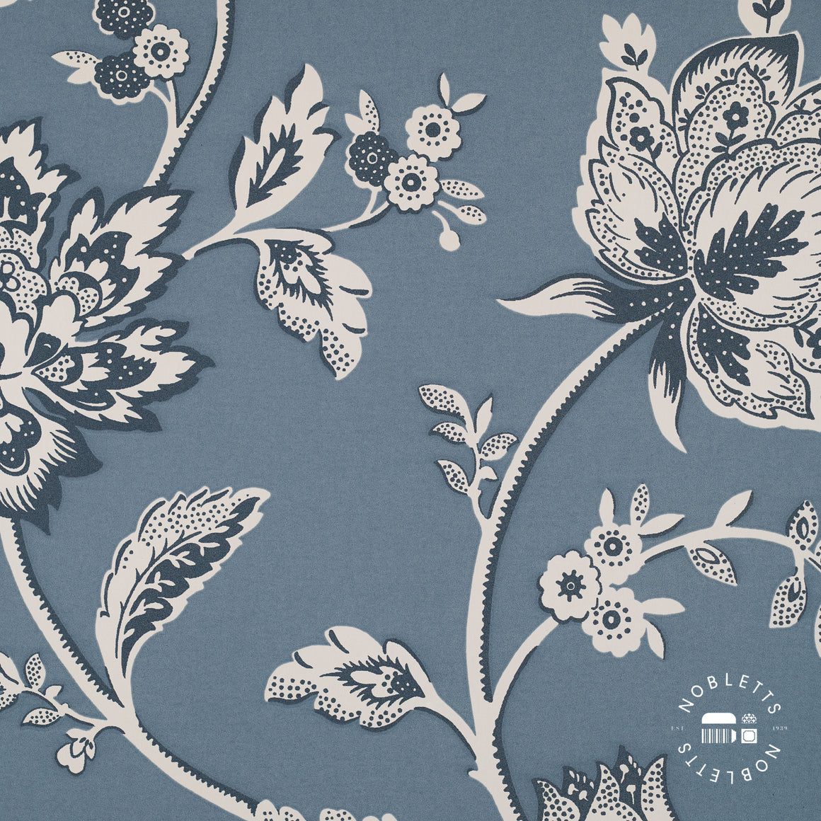 Nobletts Juliette Floral Blue Wallpaper - Floral Wallpaper - Nobletts – Nobletts ...