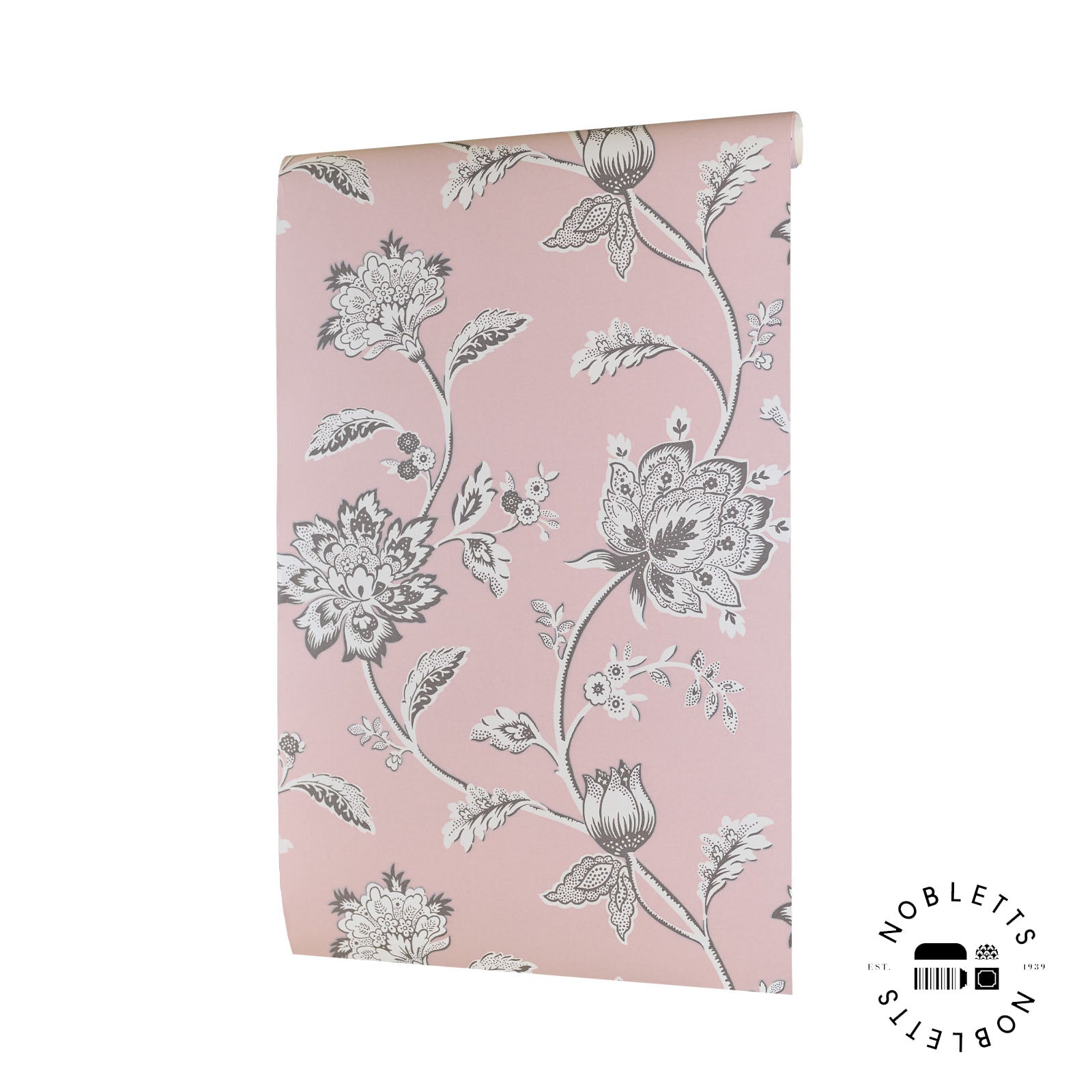 Nobletts Juliette Floral Pink Wallpaper - Floral Wallpaper - Nobletts – Nobletts ...