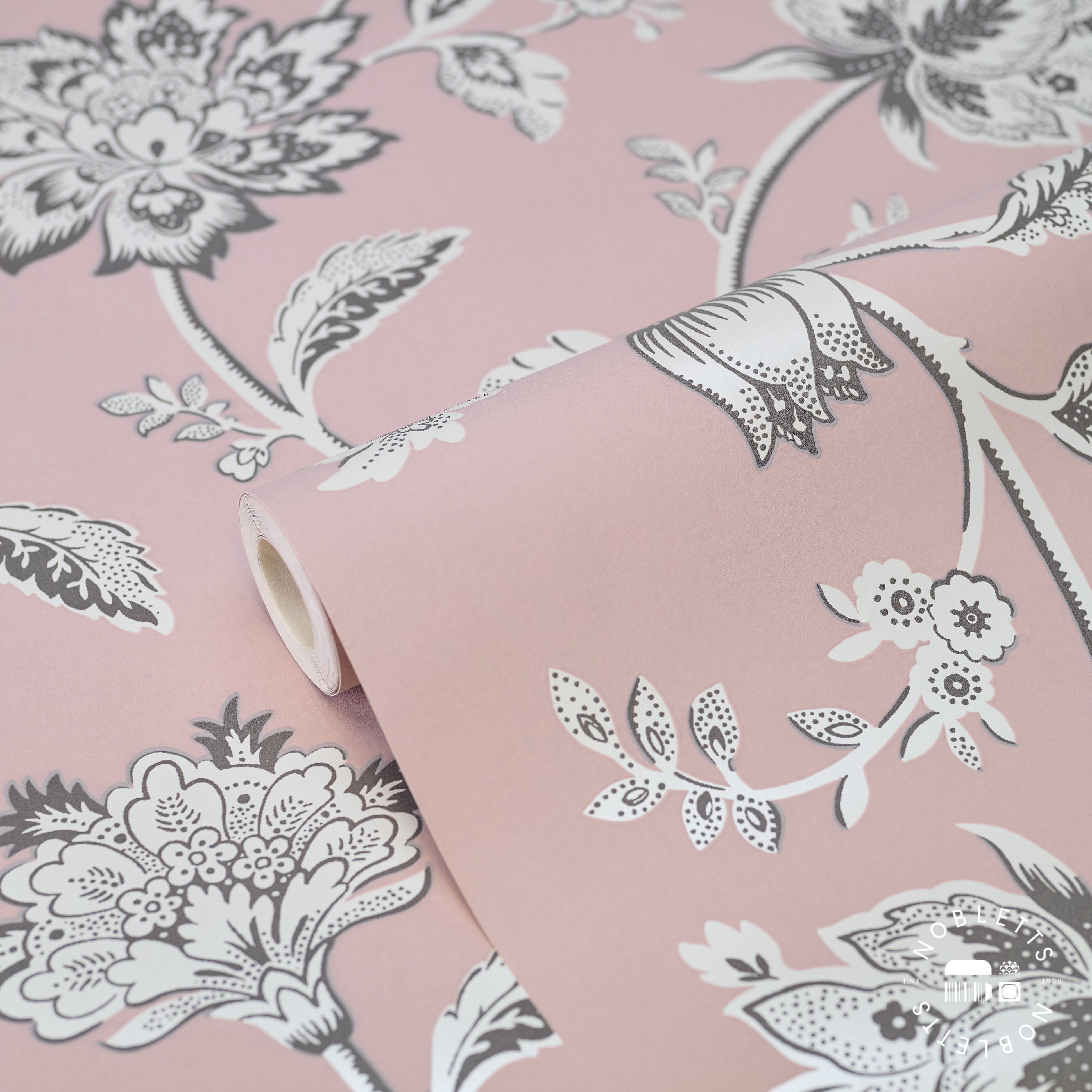 Nobletts Juliette Floral Pink Wallpaper - Floral Wallpaper - Nobletts – Nobletts ...