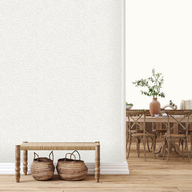 Karesansui Garden Hessian Plain Natural Wallpaper

