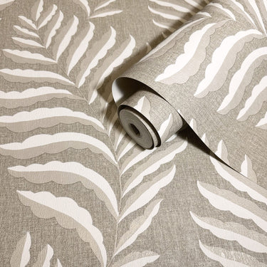 Langdale Leaf Beige Wallpaper
