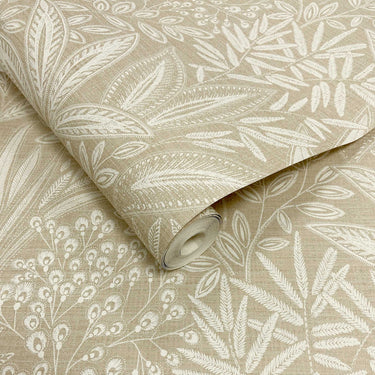 Sahara Leaf Fern Natural Wallpaper | Fern Patterned Wallpaper | M1782