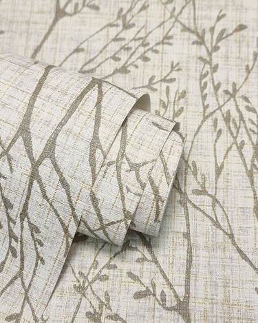Lynford Trees Natural Wallpaper