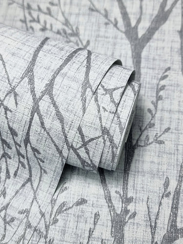 Lynford Trees Blue Wallpaper