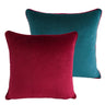 Paul Moneypenny TwoFaced Teal/Fuchsia Cushion