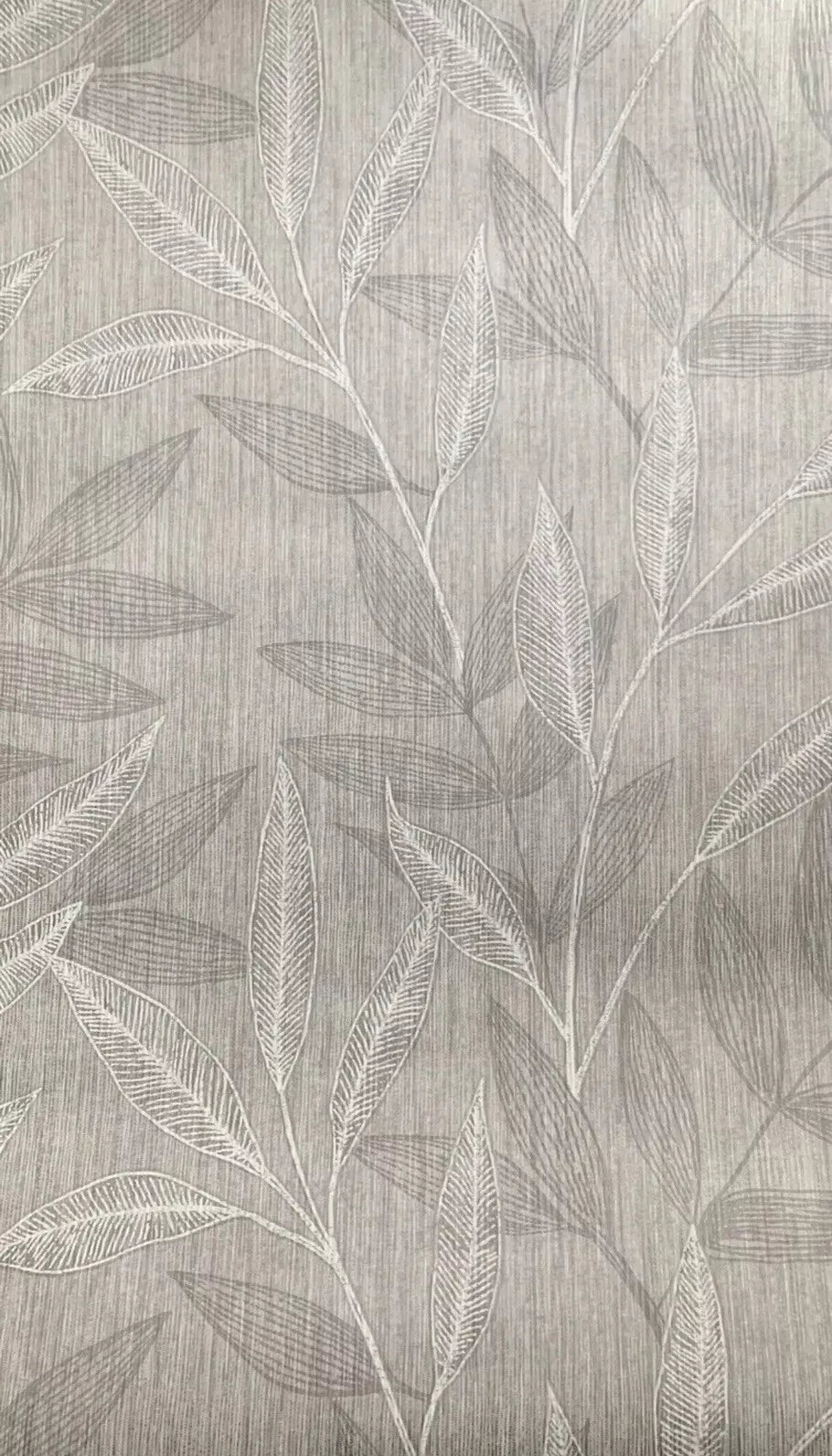 Malay Leaf Natural Wallpaper Room View