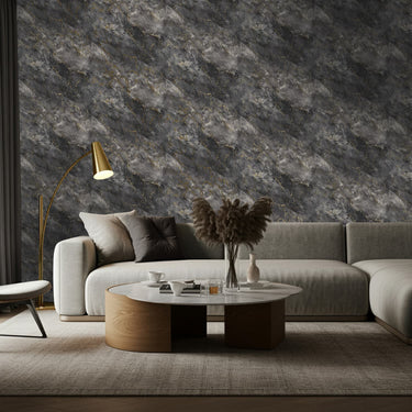 Marble Black and Gold Wallpaper