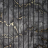 Marble Slat Panel Charcoal Wallpaper